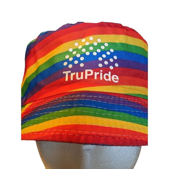 TruPride Reversible Bucket Hat Cap Rainbow Pride Unisex One Size Color Cotton - Picture 2 of 10